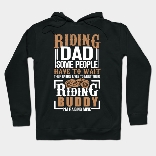 Motorcycle Dad Hoodie by KsuAnn